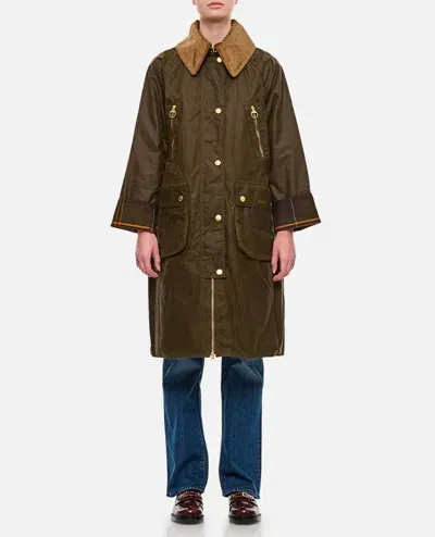 Barbour Ebberston Coat In Green