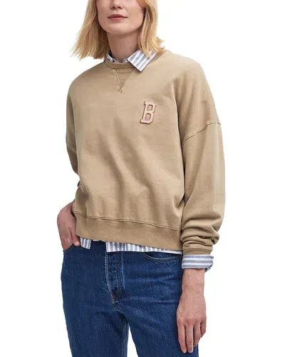 Barbour Elisha Sweatshirt In White Pepper