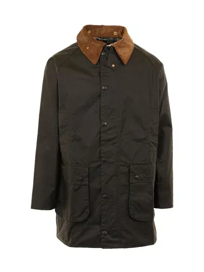 Barbour Gamefair Waxed Jacket In Green