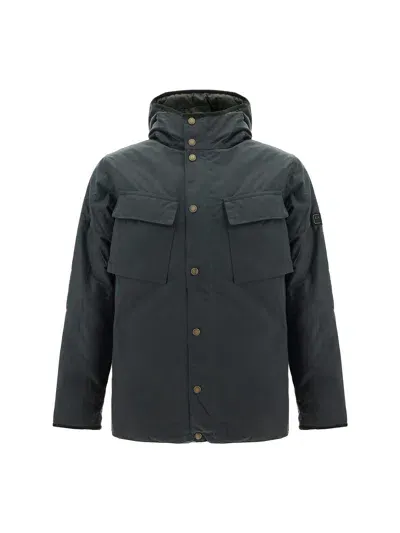 Barbour Longwell Wax Jacket In Green