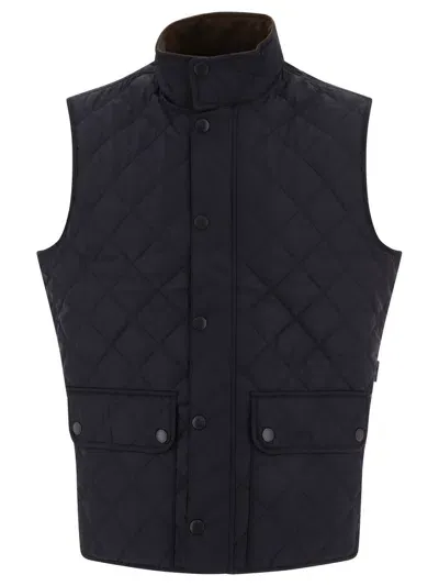 Barbour "lowerdale" Vest Jacket In Blue