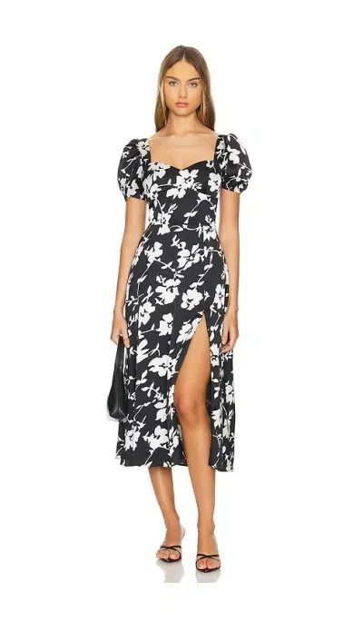 Bardot Gillian Midi Dress In Black