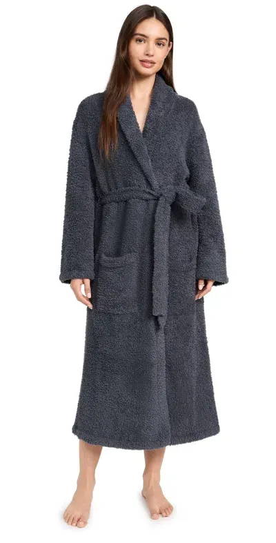 Barefoot Dreams Cozychic Adult Robe Slate Blue