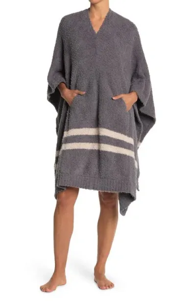 Barefoot Dreams Cozychic® Everything Cozy Lounge Poncho In Graphite/stone