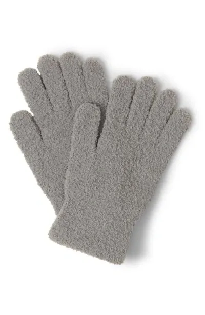 Barefoot Dreams Cozychic® Gloves In Pewter