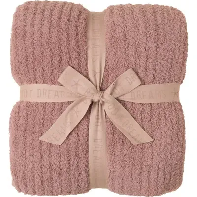 Barefoot Dreams Cozychic™ Rib Throw Blanket In Pink