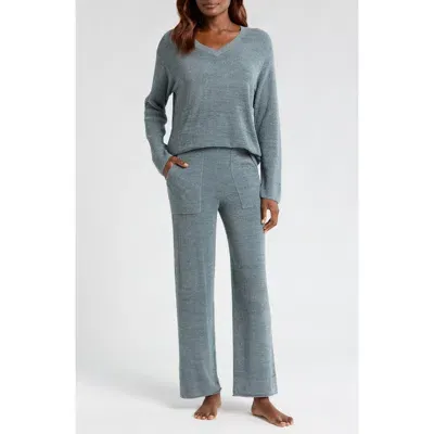 Barefoot Dreams Cozychic® Ultra Lite® Knit Pajamas In Blue Cove