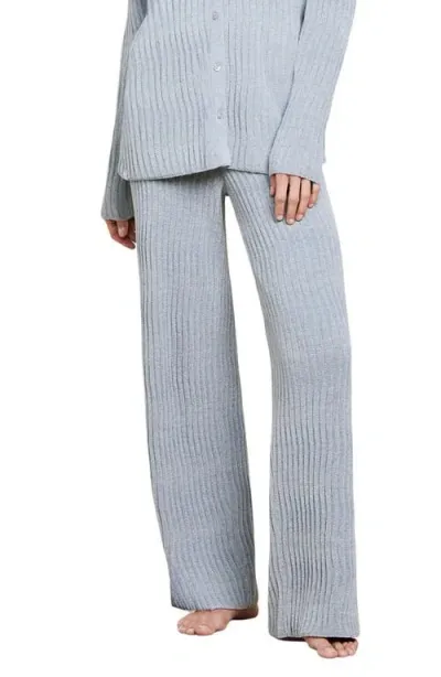 Barefoot Dreams Cozychic® Ultra Lite® Wave Rib Lounge Pants In Moonbeam