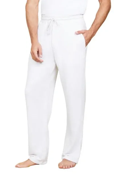 Barefoot Dreams Malibu Collection® French Terry Lounge Pants In White