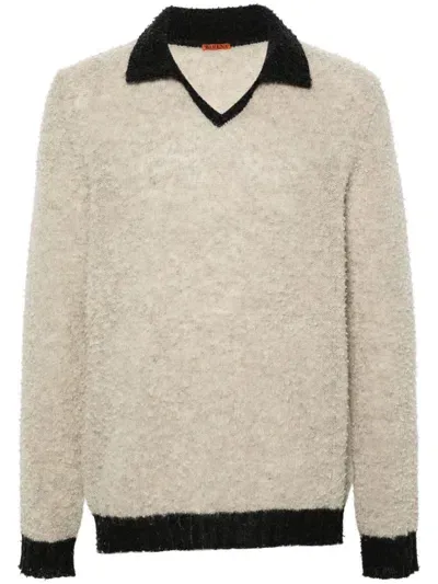 Barena Venezia Gibo Pavero Wool Jumper In Gray