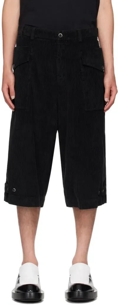 Barena Venezia Black Fuseto Demi Shorts