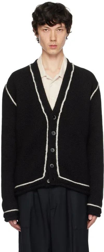 Barena Venezia Black Knitwear Mangano Doreto Cardigan