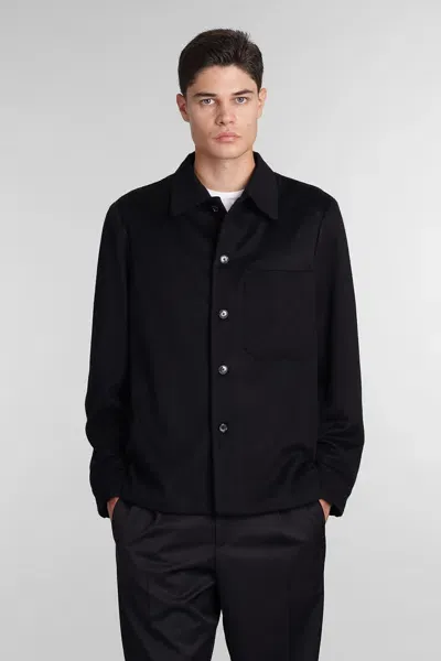 Barena Venezia Cedrone Casual Jacket In Black Wool