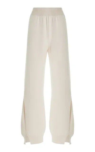 Barrie Cashmere Pants In White