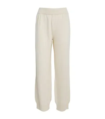 Barrie Cashmere Trousers In White