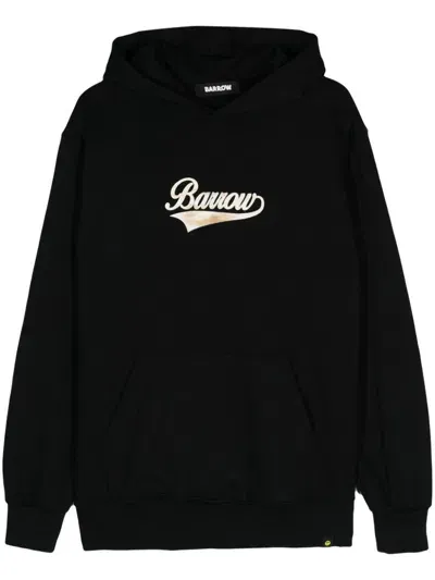 Barrow Logo-print Hoodie In Black