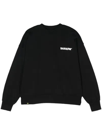 Barrow Logo-print Sweatshirt In Black