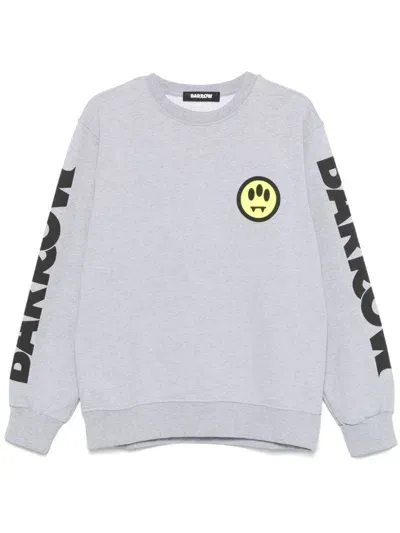 Barrow Logo-print Sweatshirt In Gray