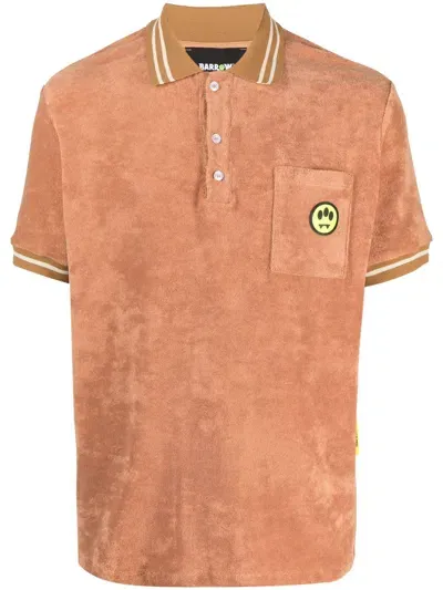 Barrow Polo Shirt In Brown