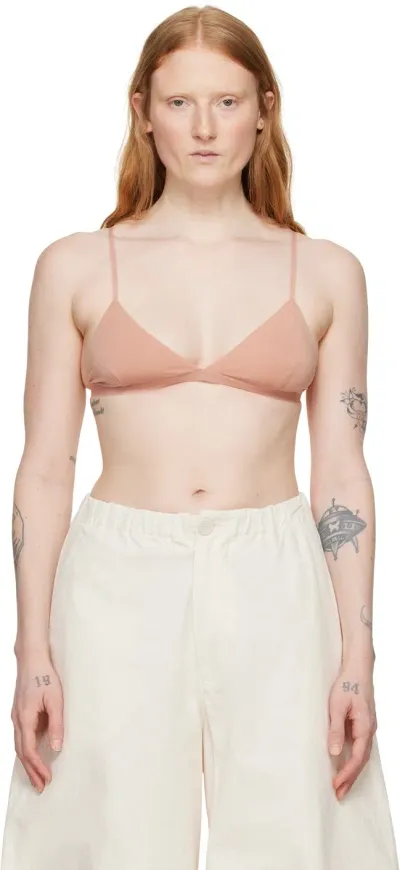 Baserange Pink Mississippi Bra In Yu Rose