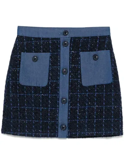 Baum Und Pferdgarten Salme Mini Skirt In Blue