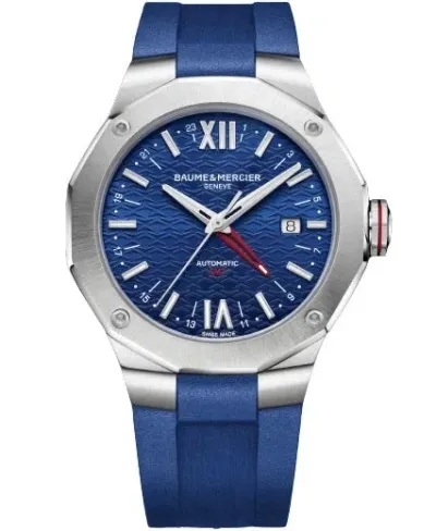 Baume And Mercier Baume & Mercier Mod. Riviera - Gmt In Blue