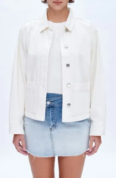 Bayeas Oversize Cotton Jacket In White