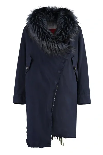 Bazar Deluxe Canvas Parka In Blue