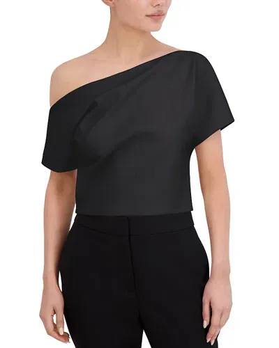 Bcbgmaxazria Asymmetrical Top In Black