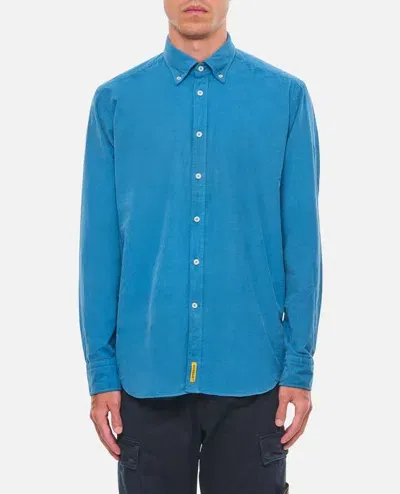 Bd Baggies Cotton Shirt In Sky Blue