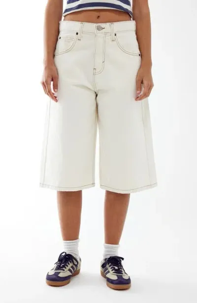 Bdg Urban Outfitters Logan Shorts In Dirty White