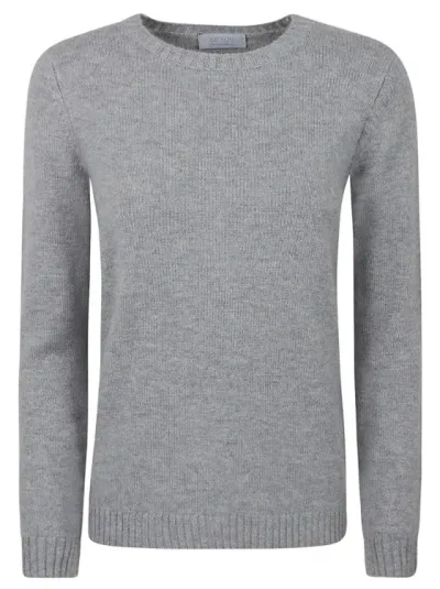 Be You Round Neck Sweater In Grey