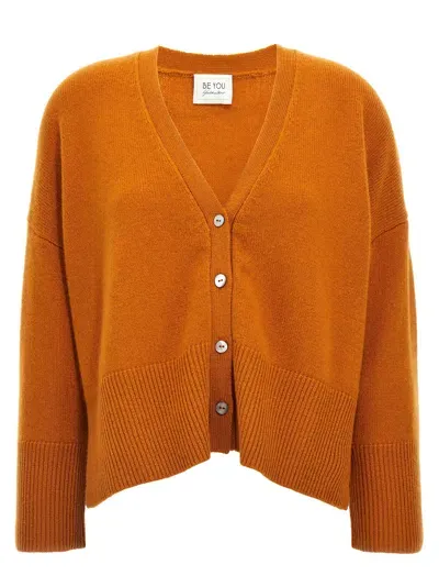 Be You 'lady 38' Cardigan In Orange