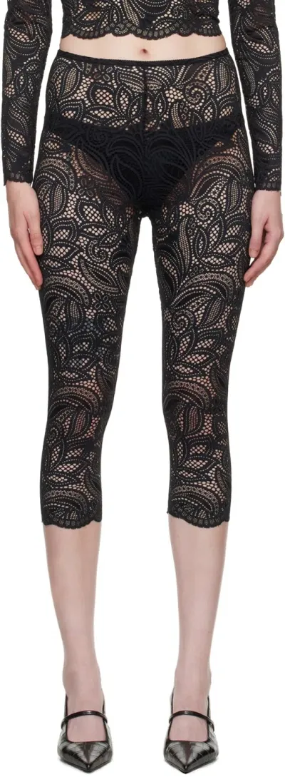 Beaufille Black Cassia Capri Leggings