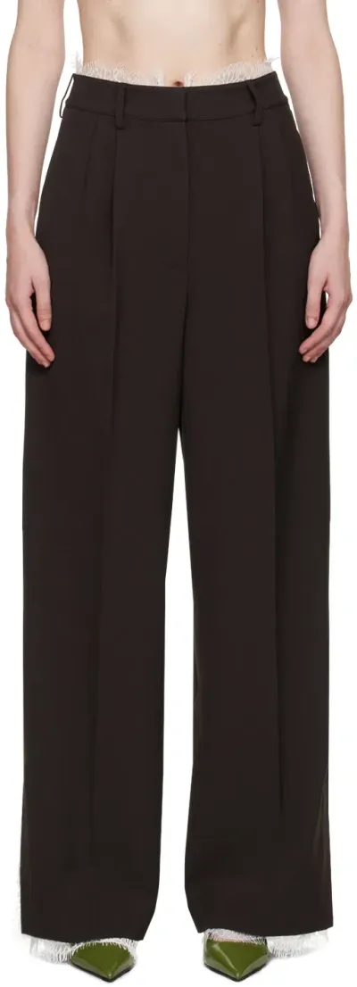 Beaufille Brown Celeste Trousers In Umber