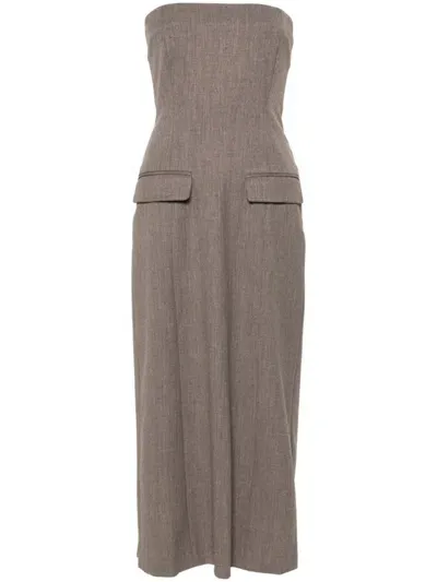 Beaufille Brown Callie Maxi Dress