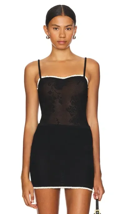 Bec & Bridge Naelle Knit Cami In Black