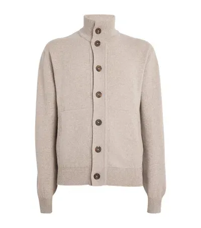 Begg X Co Cashmere Cardigan In Beige