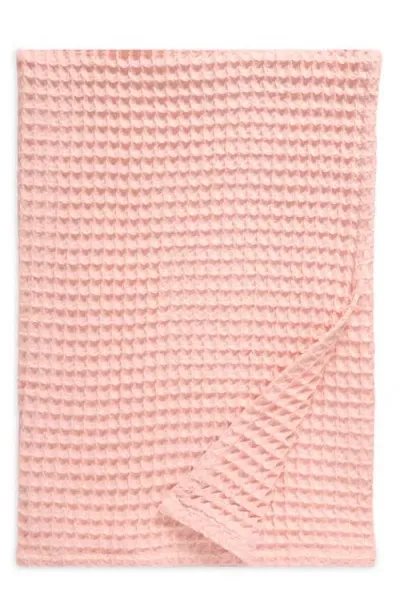 Bella Tunno Cotton Waffle Baby Blanket In Pink