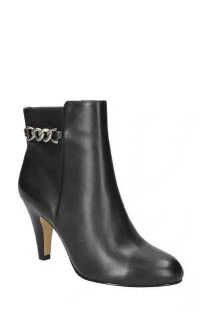 Bella Vita Agnes Bootie In Black Leather