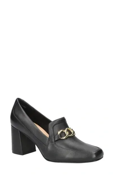 Bella Vita Women's Tam Square Toe Pumps In Black Leather