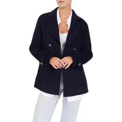 Belle & Bloom Forget You Military Peacoat In Blue