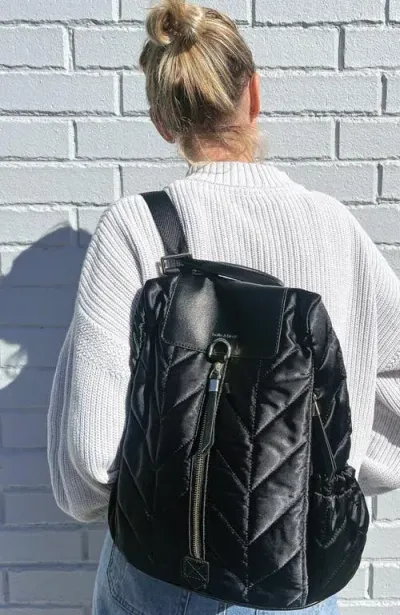 Belle & Bloom Runaway Royalty Backpack In Black