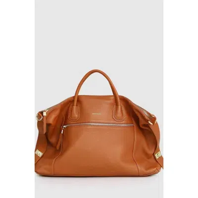 Belle & Bloom Wild Heart Weekender Bag In Camel