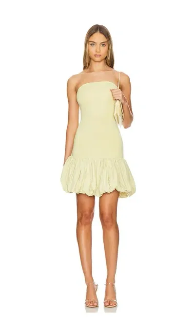 Belle The Label Misena Mini Dress In Yellow