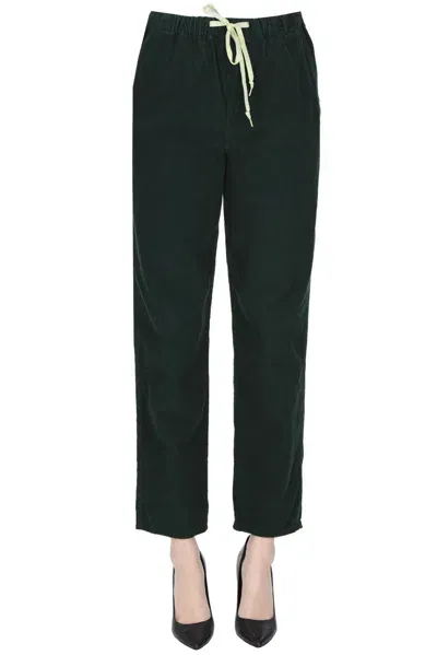 Bellerose Corduroy Trousers In Dark Green