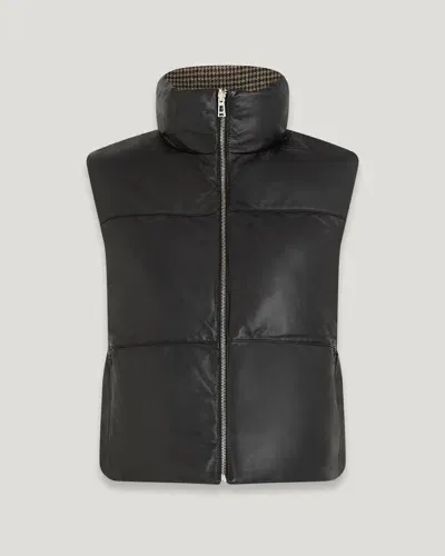 Belstaff Rhodium Vest In Black