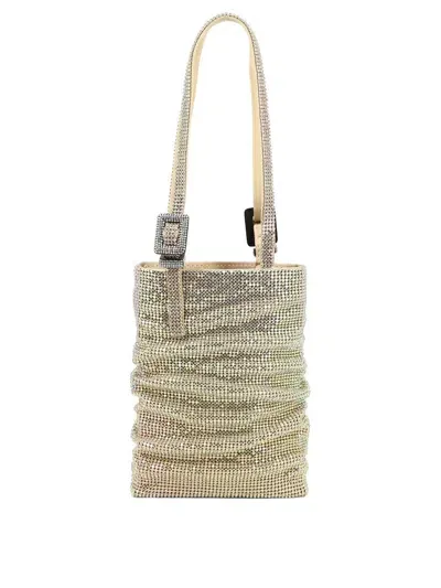 Benedetta Bruzziches "lollo La Petite" Handbag In Gold