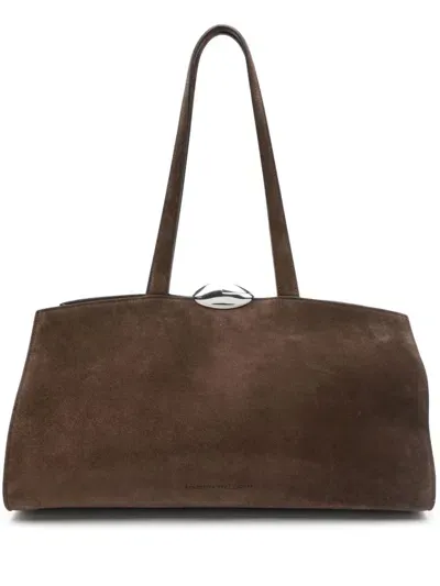 Benedetta Bruzziches Serena Shoulder Bag In Brown