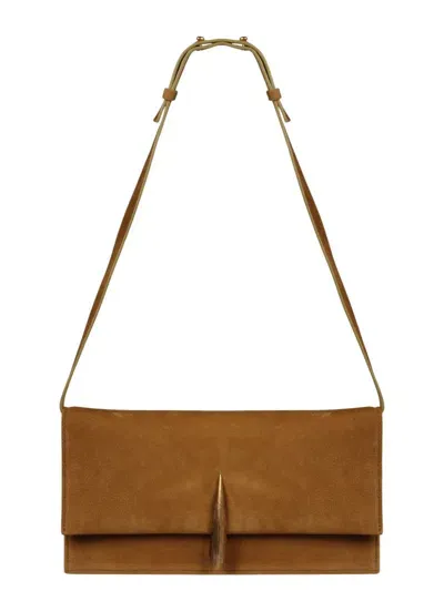 Benedetta Bruzziches Una Nessuna Centomila Amber Shoulder Bag In Brown